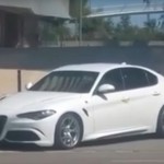 Новая модель Giulia QV от Alfa Romeo была заснята на дорогах Барселоны